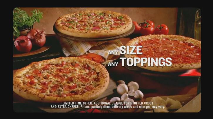 pizza hut – hand tossed